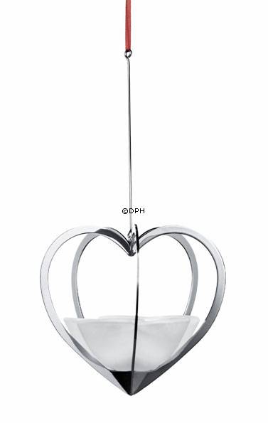 Årets julestage 2005, Hjerte - sølv. Holmegaard Christmas