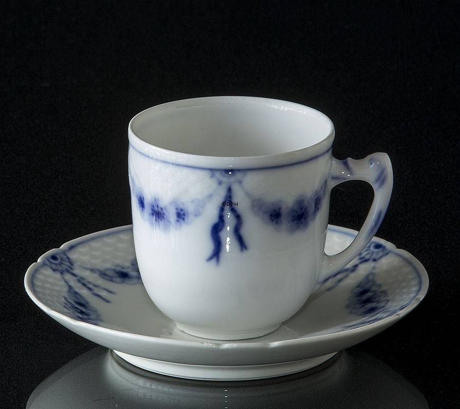 Empire stel espressokop med underkop, Bing & Grøndahl nr. 106