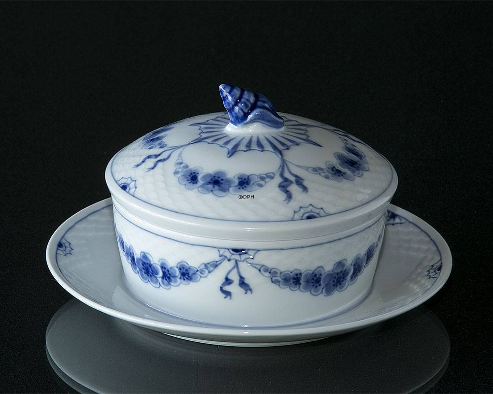 Empire stel skål med låg, smørskål eller syltetøjsskål Bing & Grøndahl nr. 196