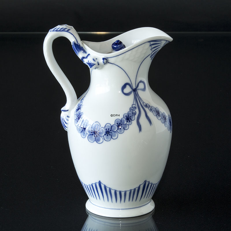 Empire stel chokoladekande, indhold 1,25 l., med låg Bing & Grøndahl nr. 444