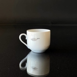 Løvfald Mocca (lille) kaffekop med underkop. Bing & Grøndahl nr. 108B (kop Ø5,8cm H:5cm)