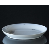 Leaves oval dish 25cm, Bing & Grondahl Nr. 18