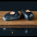 "Candle- stone" In black and gray colours - assorted