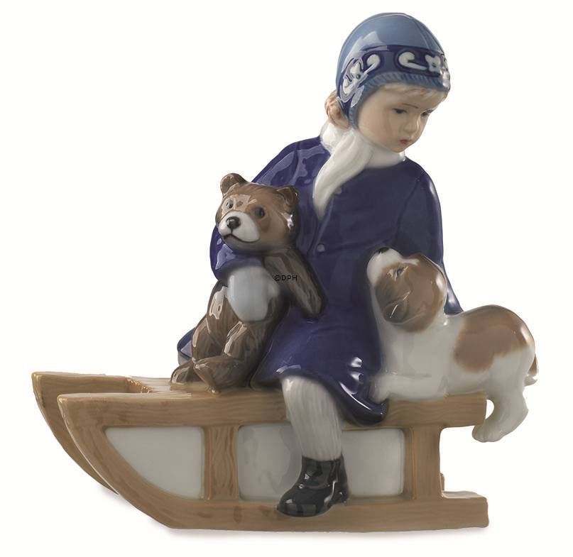 Else på slæde, Royal Copenhagen figur nr. 003