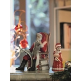 Else, Pige med rød julekjole og julesok, Royal Copenhagen figur nr. 092