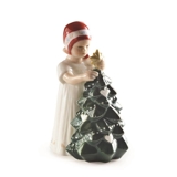 Elsa, Mädchen mit Tannenbaum, Royal Copenhagen Figur Nr. 096