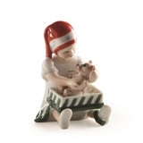 Else Girl with her Christmas gift, Royal Copenhagen figurine no. 098