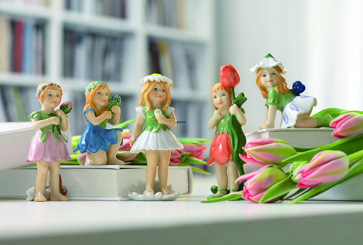 Celestina, Blomsterfeerne Royal Copenhagen figur nr. 252