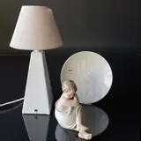 White Mexico table lamp