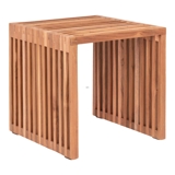 Pego sidebord i teak, 40x40x40 cm