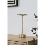 LED bordlampe i messing, genopladelig