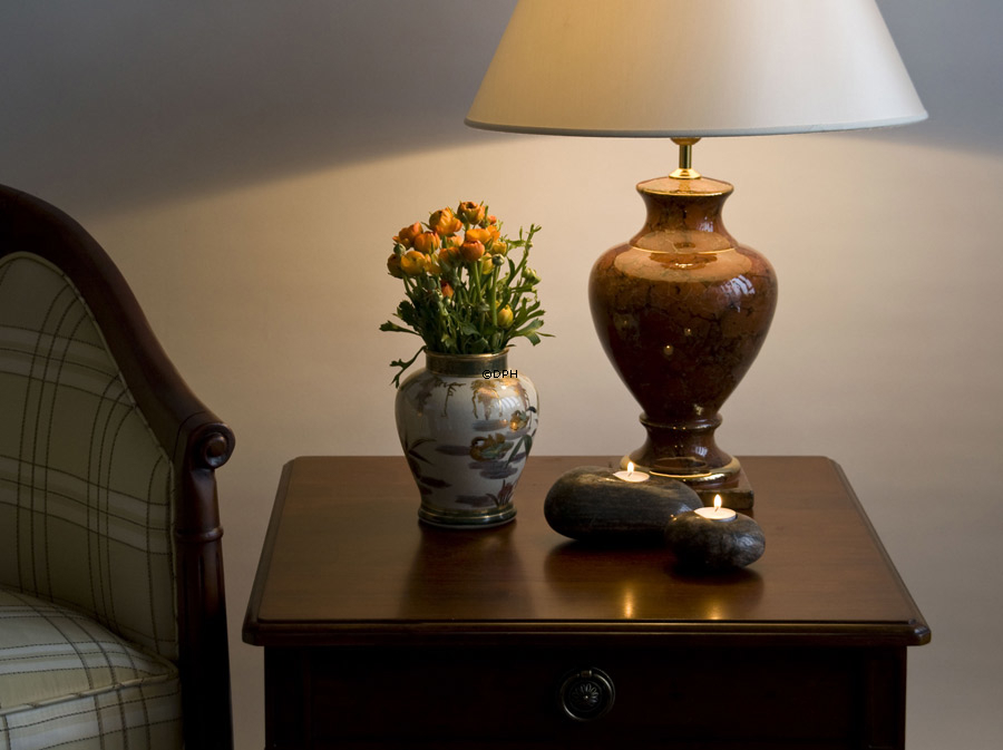 Fyrfadsten i sorte/grå nuancer - assorteret