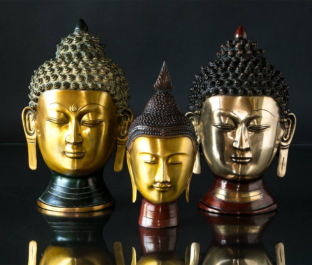 Buddha hoved eller buste