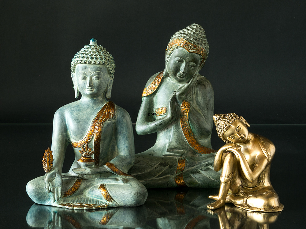 Buddha figur Reflekterende Buddha