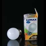 E27 LED kronepære 5,5W 470Lm (svarer til 40 watt) LUMAX Varm Hvidt Lys 3000K