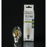 Candle bulb E14 4 W 400 lm (equivalent to 40 watts) Warm white light 2700K