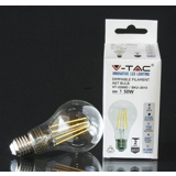 LED bulb E27 8 W 700 lm (equivalent to 50 watts), DAMPABLE - Warm White light