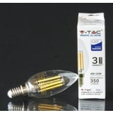 Candle bulb E14 4 W 350 lm (equivalent to 30 watts), DAMPABLE Warm White 2700 K