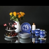 Complete centerpiece 2-layer, consisting of showed Desiree Hans Christian Andersen plates, fittings, etc.