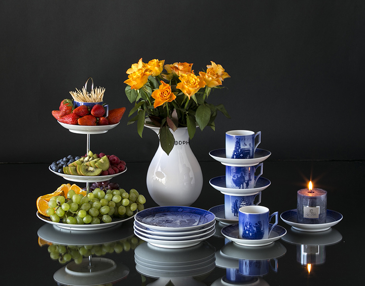 Kageopsats 3-lags Royal Copenhagen julekop