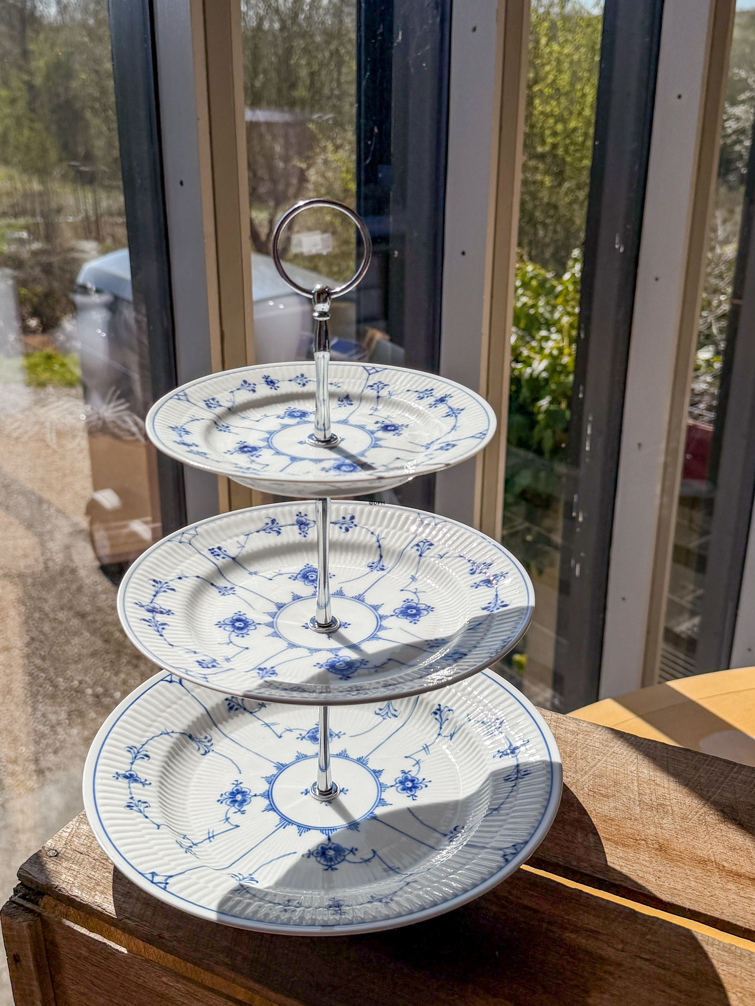 Royal Copenhagen Musselmalet Riflet 3-lags opsats