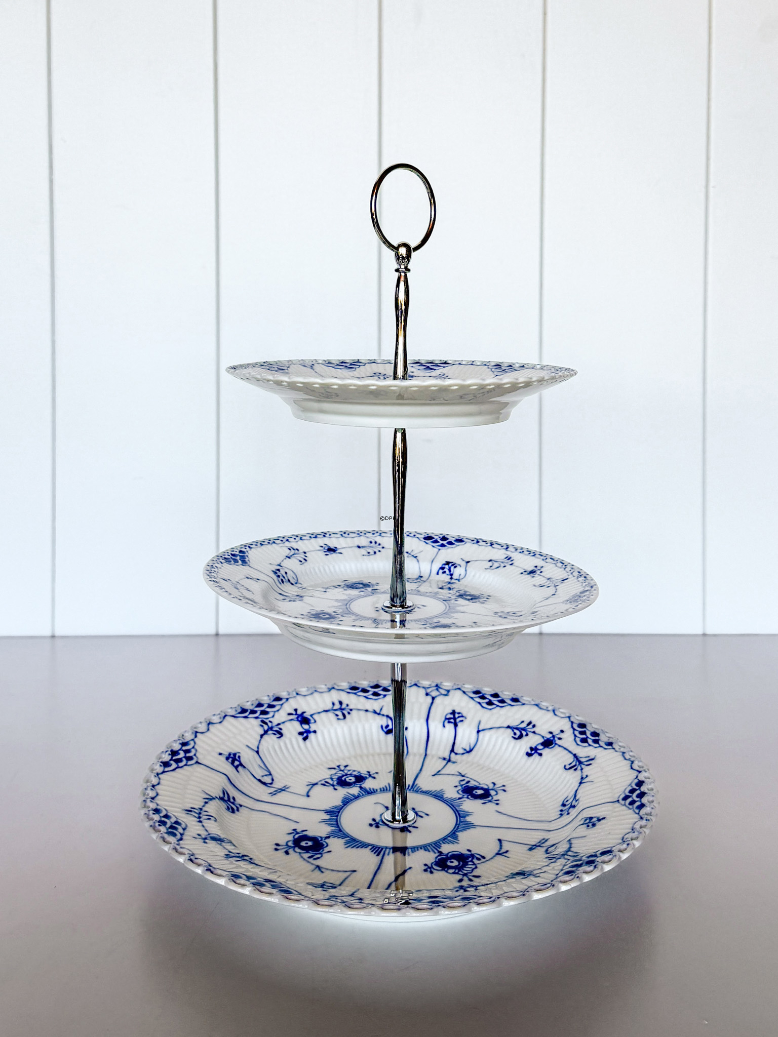 Royal Copenhagen Musselmalet Helblonde/halvblondet 3-lags opsats