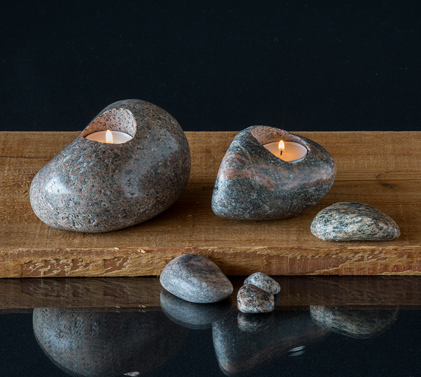 Fyrfadsten - Flerfarvede - assorteret