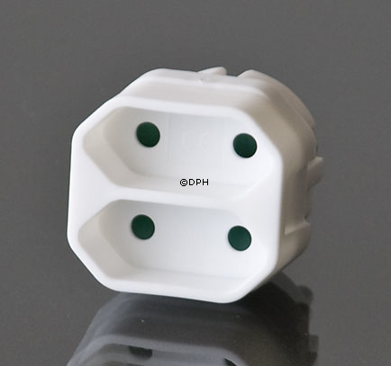 Forgreningsled med to flade udtag