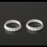 Socket rings for E27 socket, white, 2 pcs.