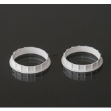 Socket rings for E27 socket, white, 2 pcs.