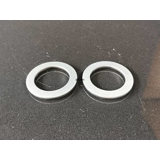 Metal recesringe, 2 stk., passer til 34mm fatning med reces