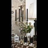 CHROM CANDLESTICK WITH 5 BRANCH, 60 CM