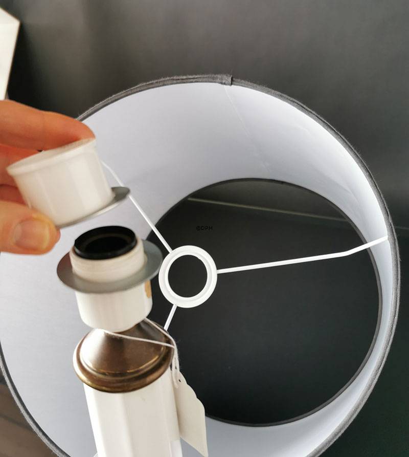 Metal recesringe, 2 stk., passer til 34mm fatning med reces