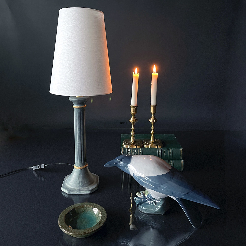 Patina, Bordlampe irret grøn.