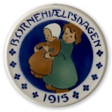 1915 Aluminia, Børnehjælpsdags platte PIGE