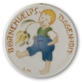 1917 Aluminia, Børnehjælpsdags platte PIGE