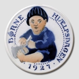 1927 Aluminia Kinderhilfeteller