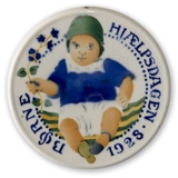 1928 Aluminia Kinderhilfeteller