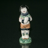 Grønlænderpige, 1959, Aluminia Børnehjælpsdagsfigur nr, 2849