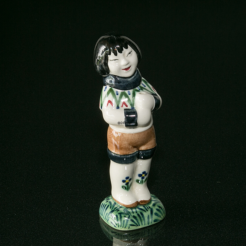 Grønlænderpige, 1959, Aluminia Børnehjælpsdagsfigur nr, 2849