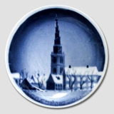 Vor Frelser kirke Aluminia plaquette, Glædelig Jul