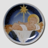 Barnet i krybben Aluminia Plaquette, Glædelig Jul
