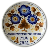Dansk Smør platte 1931
