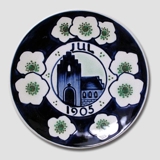 1905 Christmas plate Aluminia Small