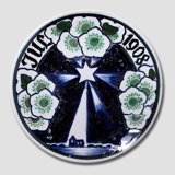 1908 Christmas plate Aluminia Small