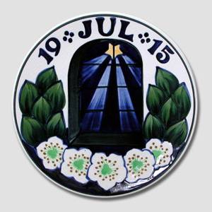 1915 Juleplatte Aluminia Lille | År 1915 | Nr. AXL1915 | Alt. AL150 | DPH Trading