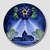 1927 Christmas plate Aluminia Small