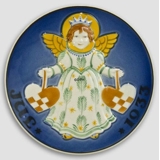 1933 Christmas plate Aluminia Small