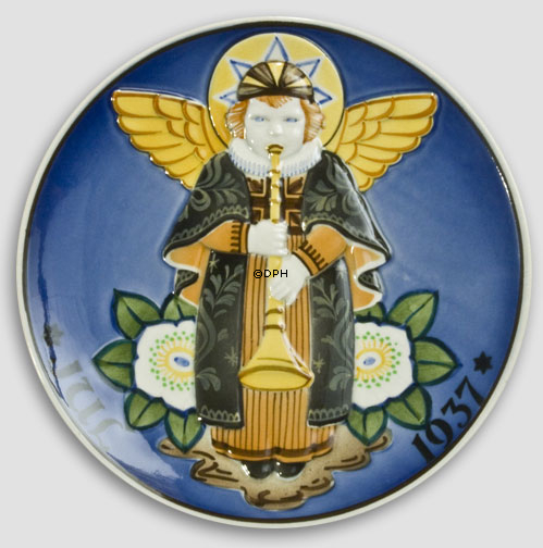 1937 Juleplatte Aluminia Lille