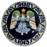 1913 Christmas plate Aluminia Large